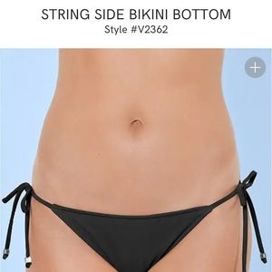 Black swimsuit bottoms